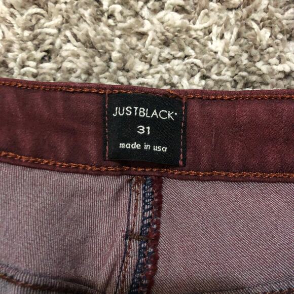 Just Black SIZE 31 Joey Skinny Jeans - Stitch Fix Rosewood Faux Front Pockets - Picture 5 of 7